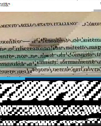 Sergio Mattarella, Danilo Toninelli e la Costituzione