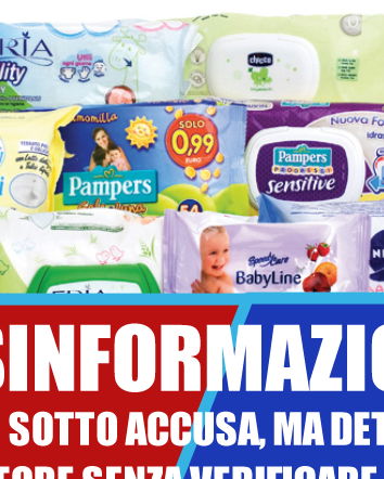Salviette per bambini e diffamazione