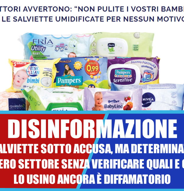 Salviette per bambini e diffamazione article-post