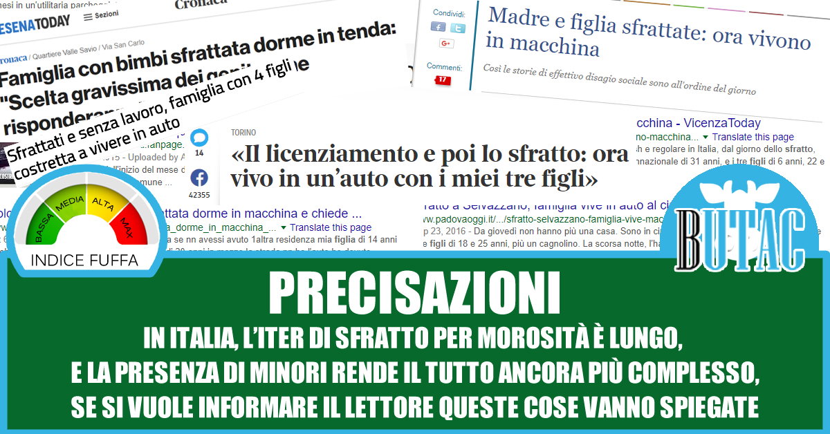 Sfrattati perché hanno perso il lavoro article-post