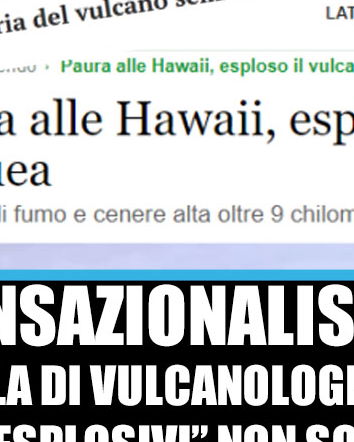 Il vulcano Kilauea e i titoloni