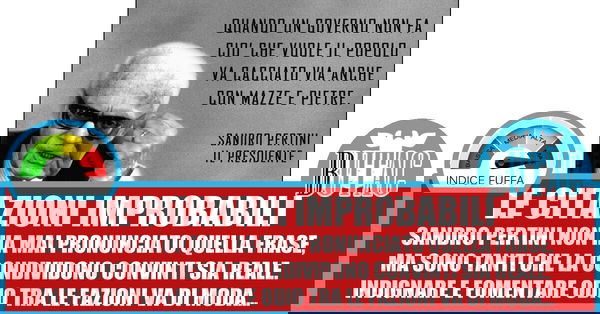 Sandro Pertini – Le citazioni improbabili