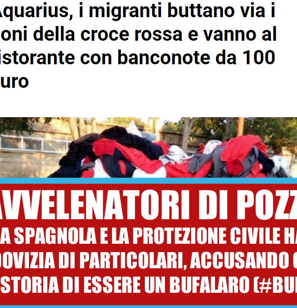 I migranti dell’Aquarius e i vestiti della Croce Rossa article-post
