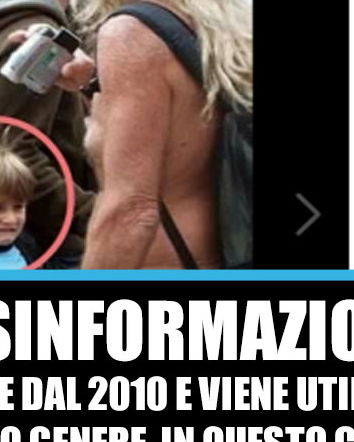 La foto del bambino durante il Gay pride