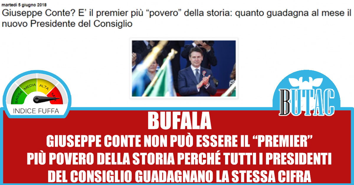 Conte, il Presidente del consiglio più povero di sempre article-post