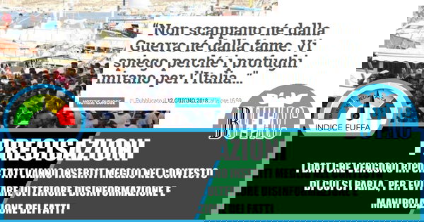 Non scappano né dalla guerra né dalla fame…