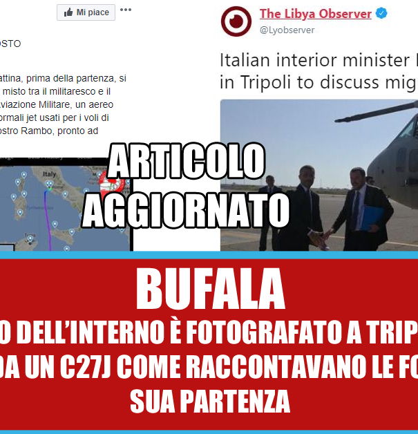 Salvini in volo per la Libia article-post
