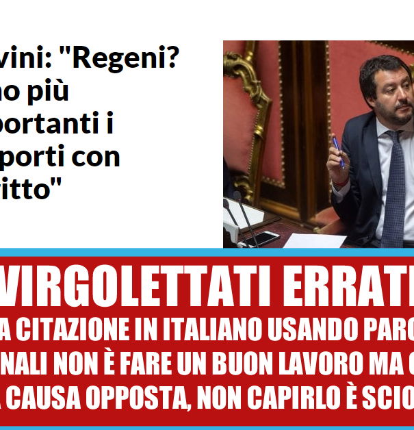 I virgolettati di Salvini article-post