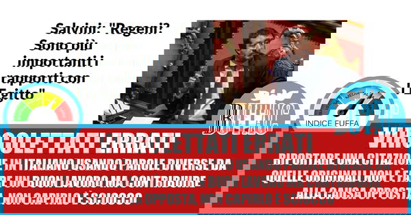 I virgolettati di Salvini