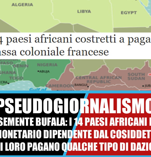 La tassa coloniale dei Paesi africani alla Francia article-post