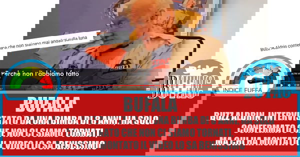 La confessione di Buzz Aldrin (che non c’è)