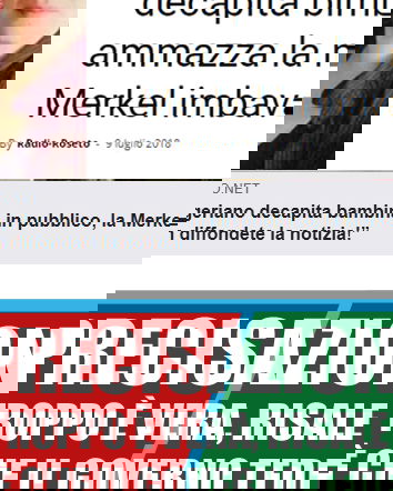 La Merkel e le notizie imbavagliate