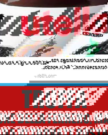 L’anniversario della Nutella?