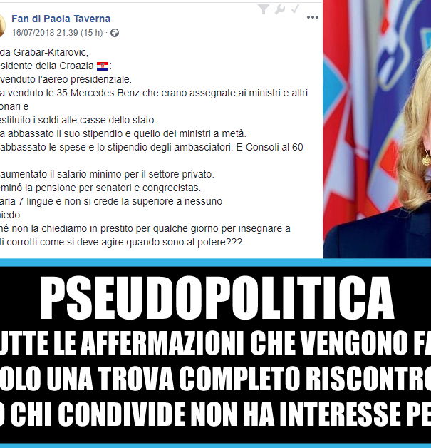 Il presidente della Croazia article-post