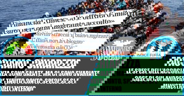 Matteo Salvini e il costo dei migranti