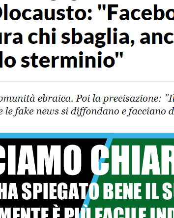 Zuckerberg e l’Olocausto