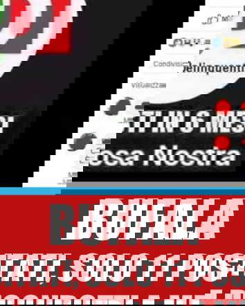 Diffondere bufale via posterino