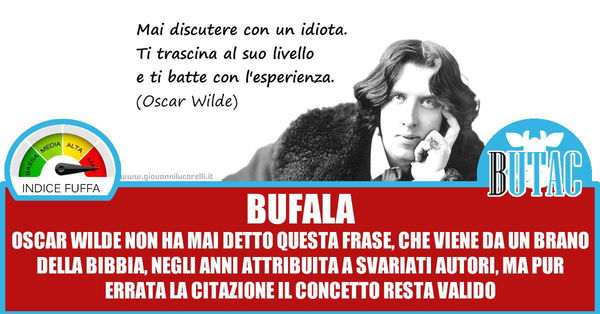 Le citazioni improbabili: Non discutere con un idiota