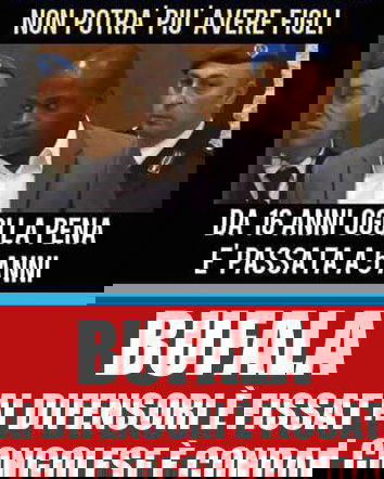 Condannato a 16 anni, pena ridotta a 5