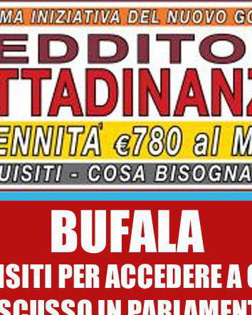 Reddito di cittadinanza ed esche per disperati