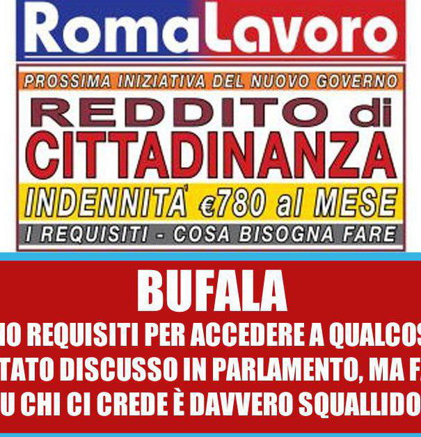 Reddito di cittadinanza ed esche per disperati article-post