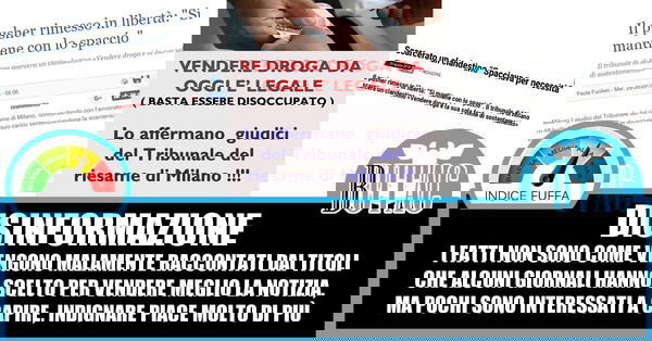 Scarcerato perché spacciava per necessità