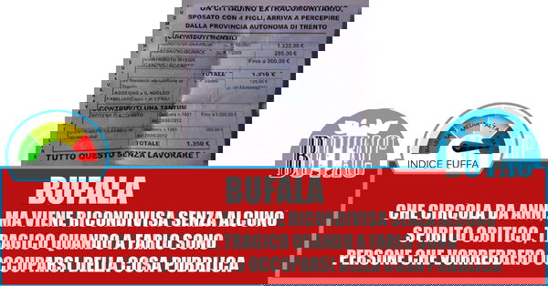 Un cittadino extracomunitario sposato con 4 figli…