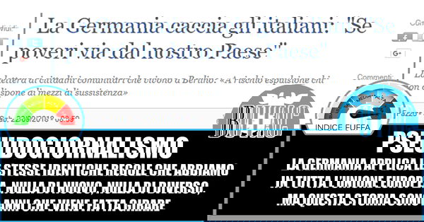 La Germania caccia gli italiani