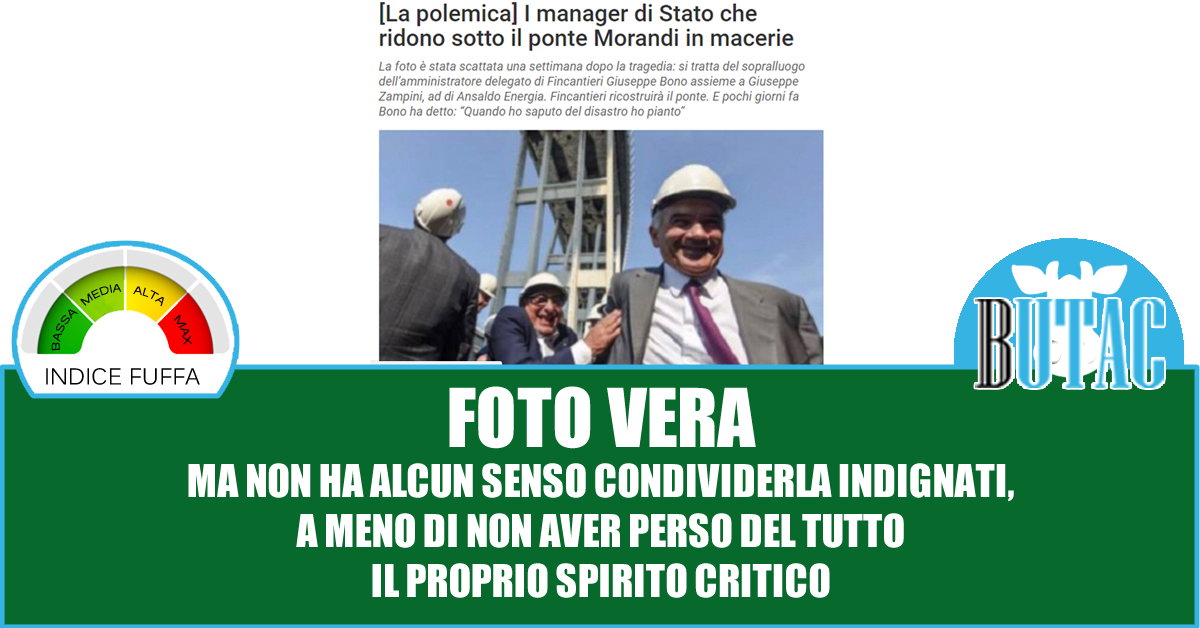 Manager se la ridono sotto al Ponte Morandi article-post