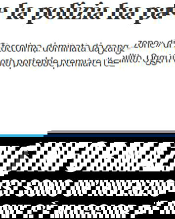Le No Go Zone in Svezia e il giornalismo cialtrone