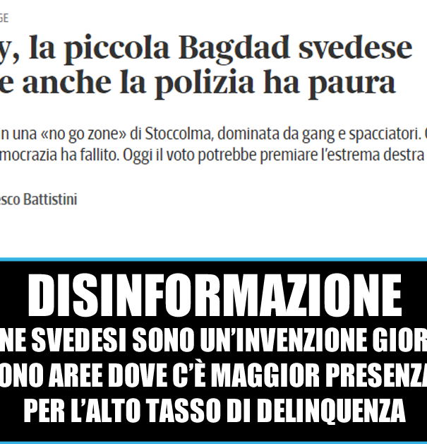 Le No Go Zone in Svezia e il giornalismo cialtrone article-post