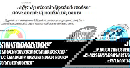 Le No Go Zone in Svezia e il giornalismo cialtrone article-post