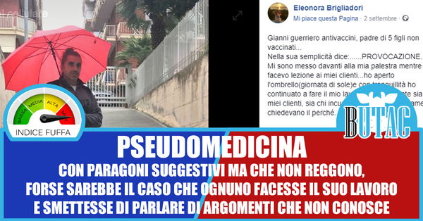 Un ombrello per prevenzione