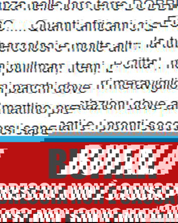 Polmonite, TBC, scabbia e profughi