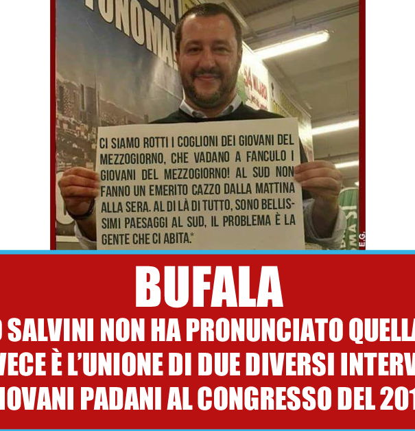 Salvini, i giovani padani e quelli del Mezzogiorno article-post