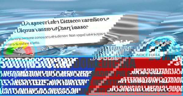 Bere acqua di notte previene l’infarto?