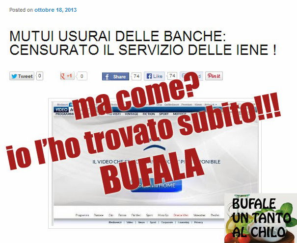 Mutui usurai e “Le Iene censurate” article-post