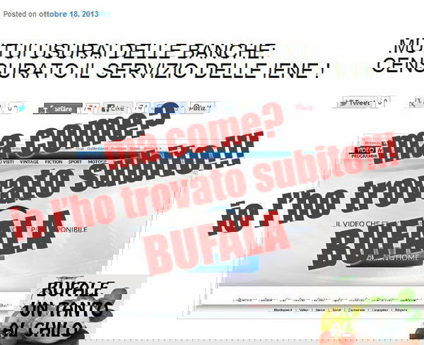 Mutui usurai e “Le Iene censurate”