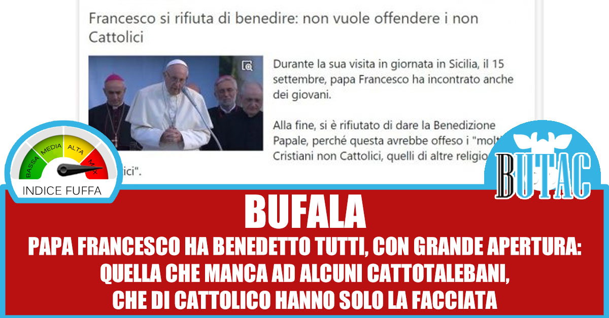 Papa Francesco, Gloria.tv e la benedizione dei giovani in Sicilia article-post