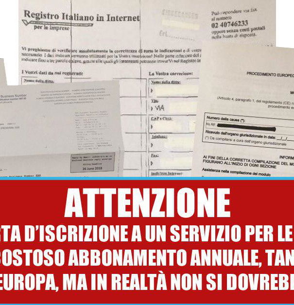 Registro italiano in Internet – Attenzione article-post