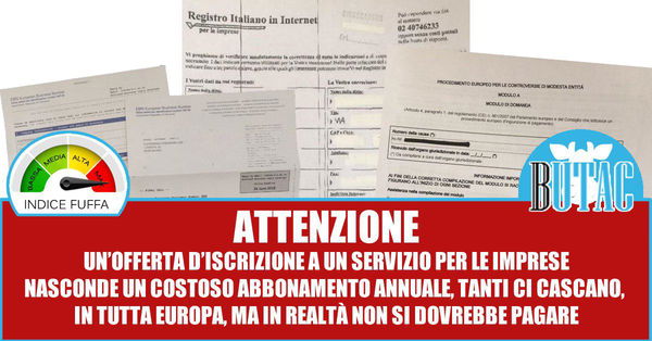 Registro italiano in Internet – Attenzione