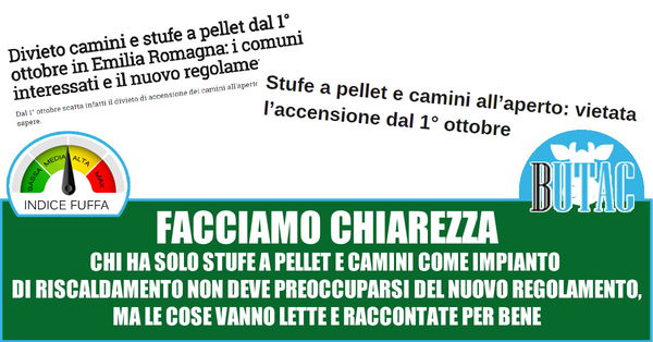 Camini e pellet in Emilia Romagna