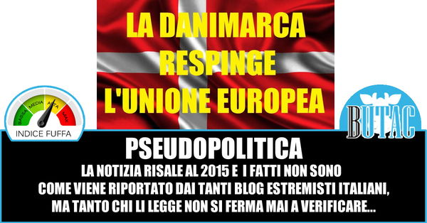 La Danimarca, la disinformazione e l’Unione Europea