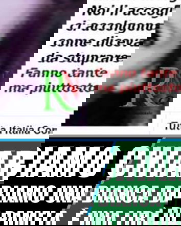 Abbiamo una bianca da stuprare