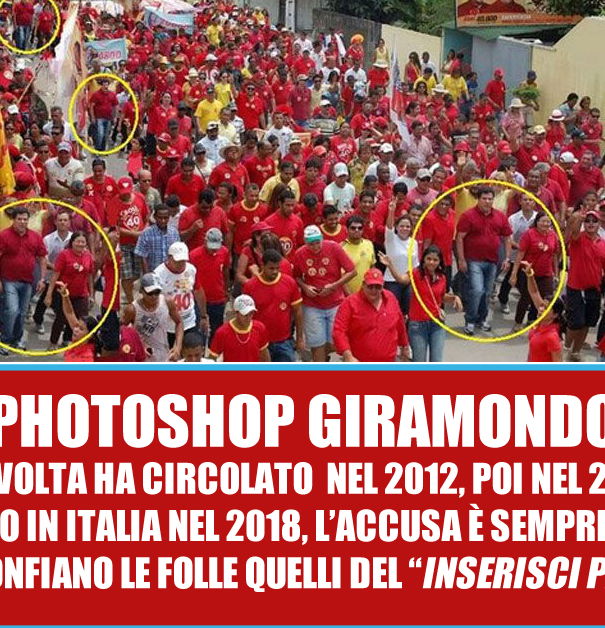 Gira la bufala: i manifestanti clonati article-post