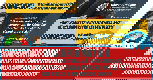 Unicef e i 6 milioni spariti