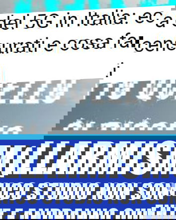 I “pericoli censurati” del 5G