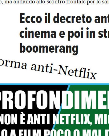 La crociata anti-Netflix del governo