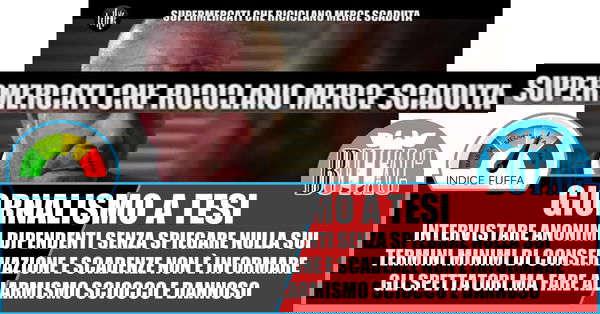 Il giornalismo a tesi e la carne scaduta riciclata