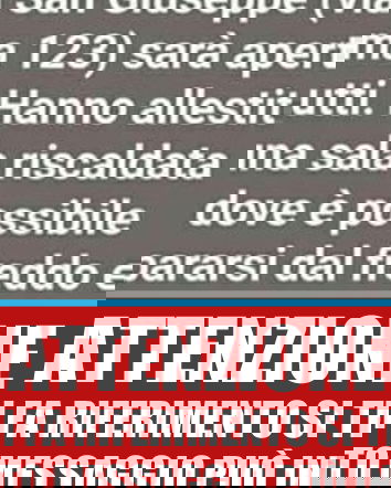 Il dormitorio di Via Roma